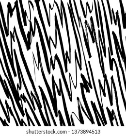 Brush grunge pattern. White and black vector.