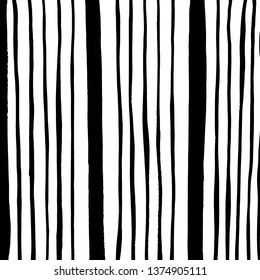 Brush grunge pattern. White and black vector.