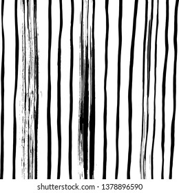 Brush grunge pattern. White and black vector.