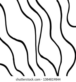 Brush grunge pattern. White and black vector.