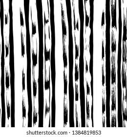 Brush grunge pattern. White and black vector.