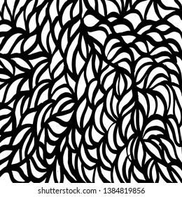 Brush grunge pattern. White and black vector.