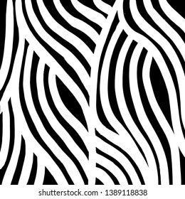 Brush grunge pattern. White and black vector.