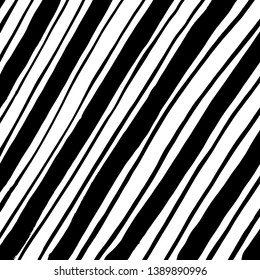 Brush grunge pattern. White and black vector.