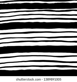 Brush grunge pattern. White and black vector.