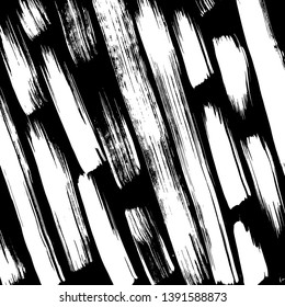 Brush grunge pattern. White and black vector.