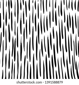 Brush grunge pattern. White and black vector.