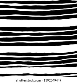 Brush grunge pattern. White and black vector.