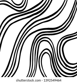 Brush grunge pattern. White and black vector.