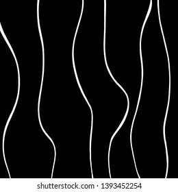Brush grunge pattern. White and black vector.
