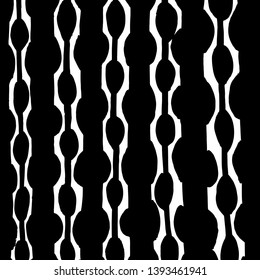 Brush grunge pattern. White and black vector.