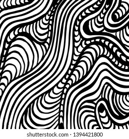 Brush grunge pattern. White and black vector.
