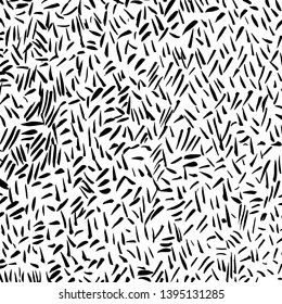 Brush grunge pattern. White and black vector.