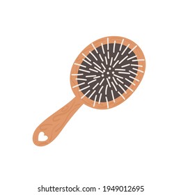 brush hair accessory icon isolated