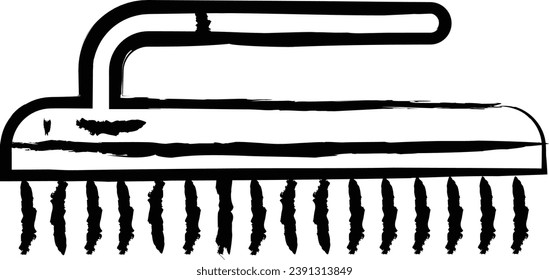 Brush hand drawn vector illustration