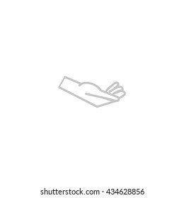 Brush hand icon