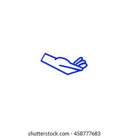 Brush hand icon