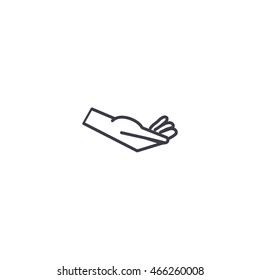 Brush hand icon