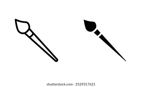 Konzept für Pinselsymbole. Stock-Vektor