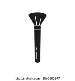 icono de pincel de icono de maquillaje para concepto móvil y aplicaciones web. Icono de pincel de línea delgada se puede usar para web y móvil. Icono premium sobre fondo blanco
