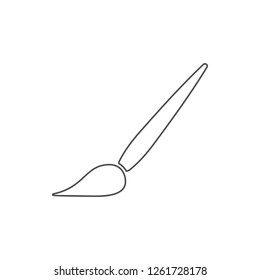 brush icon. Element of web for mobile concept and web apps icon. Thin line icon for website design and development, app development