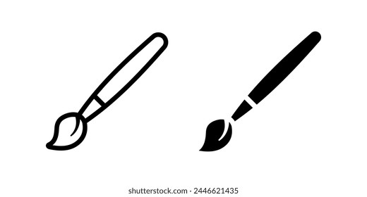 Brush icon. flat illustration of vector icon for web