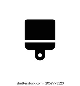 brush Icon. Flat style design isolated on white background. Vector illustration