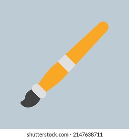 Brush icon in flat style, use for website mobile app presentation
