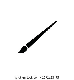 Brush icon. Flat icon symbol tool for painting.
