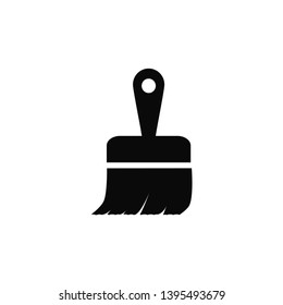 brush icon flat template  design 