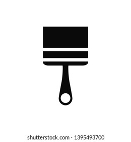brush icon flat template  design 