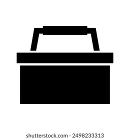 Brush icon illustrated on background