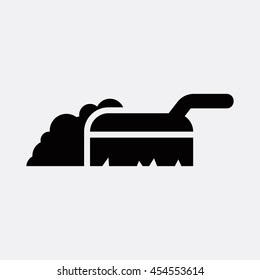 Brush icon illustration isolated vector sign symbol