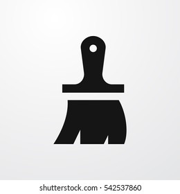 brush icon illustration isolated vector sign symbol