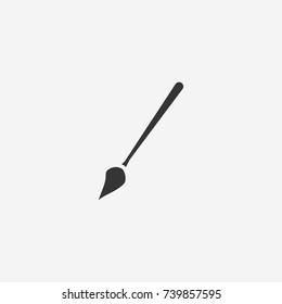 Brush icon illustration isolated vector sign symbol