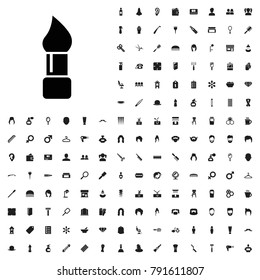 Brush icon illustration isolated vector sign symbol. editable barber icons vector set.