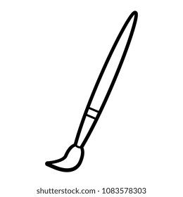 Brush Icon Isolated On White Background