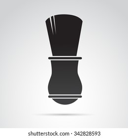 Brush icon isolated on white background. Vector art.