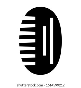brush icon isolated sign symbol vector illustration - high quality black style vector icons
