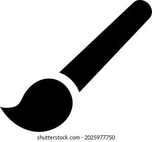 Brush icon isolated vector illustration.