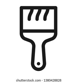 Brush icon. Line style