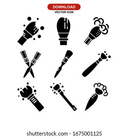 brush icon or logo isolated sign symbol vector illustration - Collection of high quality black style vector icons
