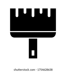brush  icon or logo isolated sign symbol vector illustration - high quality black style vector icons
