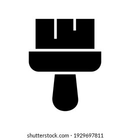 brush icon or logo isolated sign symbol vector illustration - high quality black style vector icons

