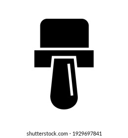 brush icon or logo isolated sign symbol vector illustration - high quality black style vector icons
