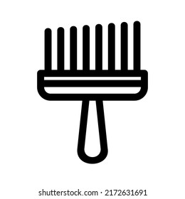 icono de pincel o logotipo símbolo de signo aislado ilustración vectorial de alta calidad estilo negro iconos vectoriales
