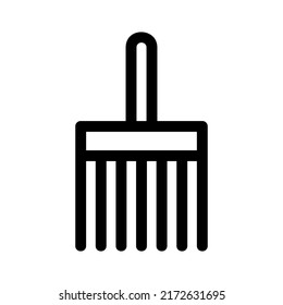 brush icon or logo isolated sign symbol vector illustration - high quality black style vector icons
