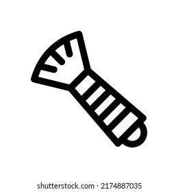 icono de pincel o logotipo símbolo de signo aislado ilustración vectorial de alta calidad estilo negro iconos vectoriales
