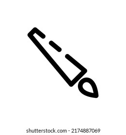 brush icon or logo isolated sign symbol vector illustration - high quality black style vector icons
