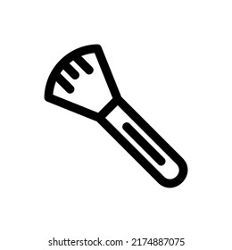 brush icon or logo isolated sign symbol vector illustration - high quality black style vector icons
